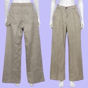 Levi's 1990s Beige Cargo Style Khaki Pants